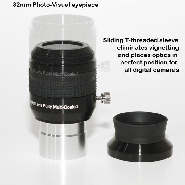 GSO 32mm Super Plossl eyepiece  (for visual & photo-imaging)